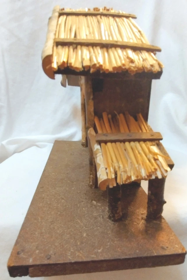 Belén de Navidad Friedel de colección pesebre de madera escena pesebre Alemania Foto 4 de 4