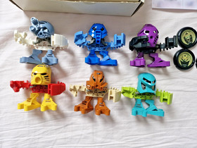 LEGO Bionicle Tohunga Store Display With Box Jala Huki Kongu Onepu Maku Matoro