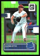 2022 Donruss Optic #51 Glenn Otto Lime Green Prizm