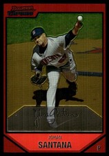 Johan Santana 2007 Bowman Chrome #35 Twins MLB READ FREE SHIPPING AutographDen