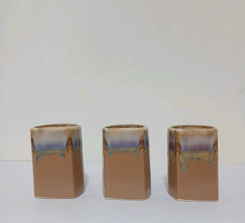 Padilla Drip glaze Mugs 3-piece