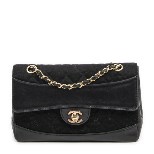 Chanel Black Vintage Timeless Rare Single Flap Shoulder Bag
