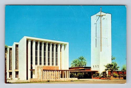 Phoenix AZ-Arizona, erste methodistische Kirche, religiöses Gebäude Vintage Postkarte