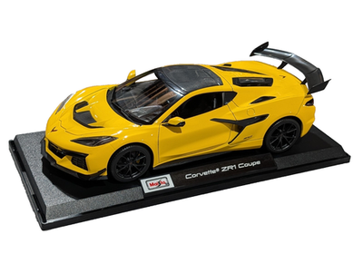 Maisto 1:18 2025 Chevrolet Corvette ZR1 Metallic Yellow Special