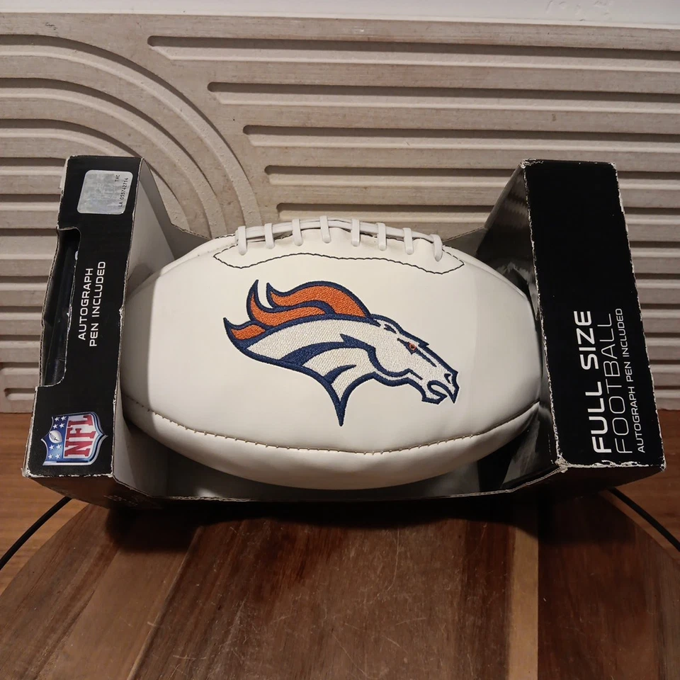 Denver Broncos Campeonato del Super Bowl Tamaño Completo Panel Logotipos NFL Fútbol Foto 2 de 4