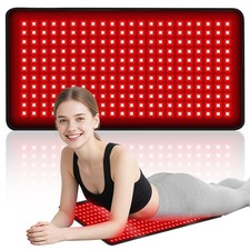 Red Light Therapy Pad for Body Pain Relief, 24"x12" Large Red Light NIR Light...
