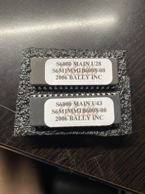 Bally S6000 Slot-U28 U43 (2006) Mains S6M1MM1B6008-00 for Most TITO Devices