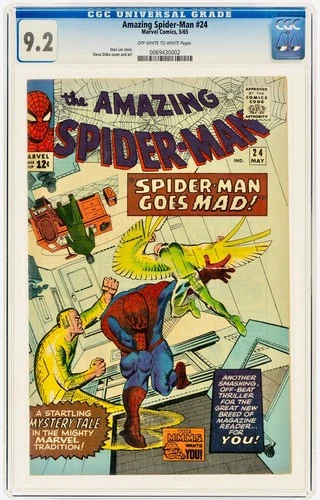 Amazing Spider-Man #24 1965 Marvel CGC 9.2 Steve Ditko Mysterio Key