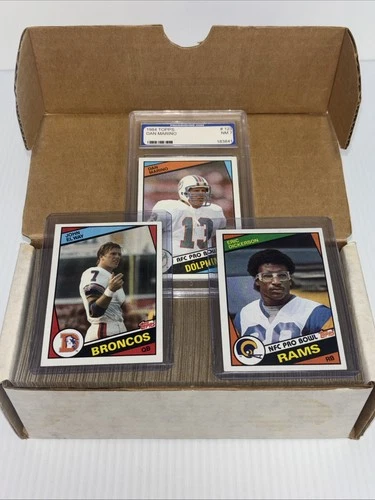 1984 Topps Football Complete Set 1-396 DMarino(Slab) JElway EDickerson NM-MT