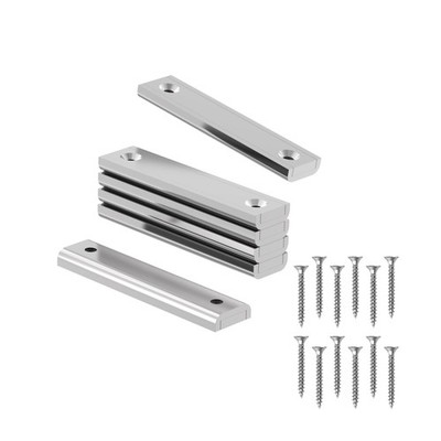 Strong Neodymium Channel Magnets-100 lbs-2.50'' Length-6 Pack, Rectangular Cou...