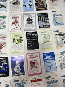 Colecovision Intellivision Coleco Game Booklet Manual Bundle Lot