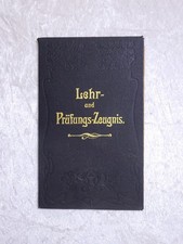 Antikes Konvolut Prüfungszeugnisse und Gebur...