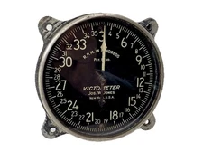 Vintage Victometer Tachometer Jos W. Jones Spirit Of St. Louis Airplane Hot Rod!