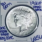 1921 P BU UNCIRCULATED SILVER PEACE DOLLAR AUTHENTIC U.S.MINT RARE KEY DATE 6256