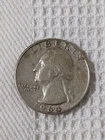 1964 D Silver Washington Quarter Circulated