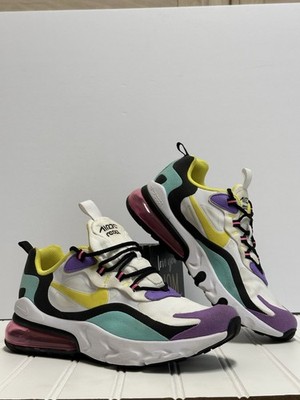 Nike Air Max React 270 Geometric Abstract Sneakers Women s Sz 8 1/2 Men s Sz 7