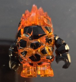 LEGO Power Miners Minifigure Rock Monster Firax Trans-Orange