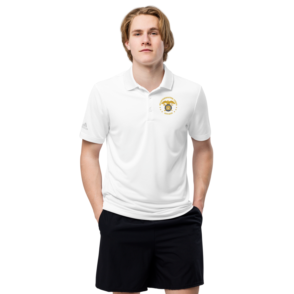 Unisex Adidas Premium Polo Shirt - Quartermaster Corps Branch