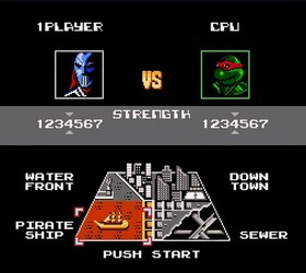 Rare Nintendo NES PAL-B TEENAGE MUTANT HERO TURTLES - TOURNAMENT FIGHTERS dt CIB