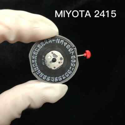 MIYOTA 2415 Quartz Movement Original Japanese Movement Black Disk - Main Image