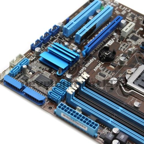 One Used ASUS P7H55D-M PRO Socket 1156 Micro ATX MotherBoard Intel H55 - Picture 2 of 3