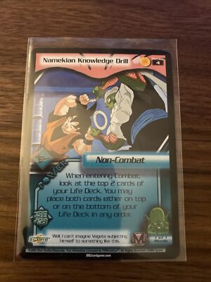 Namekian Knowledge Drill FOIL Preview Babidi Saga Dragonball Z CCG