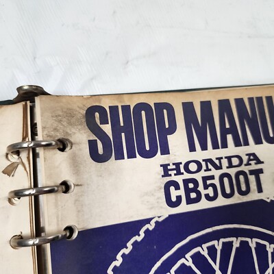 Honda Service Shop Repair Manual Book CB500T CB500 CB 500 T