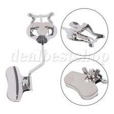 Trumpet Marching Lyre Portable Stand Metal Plating 6.3" x 2.28" Silver