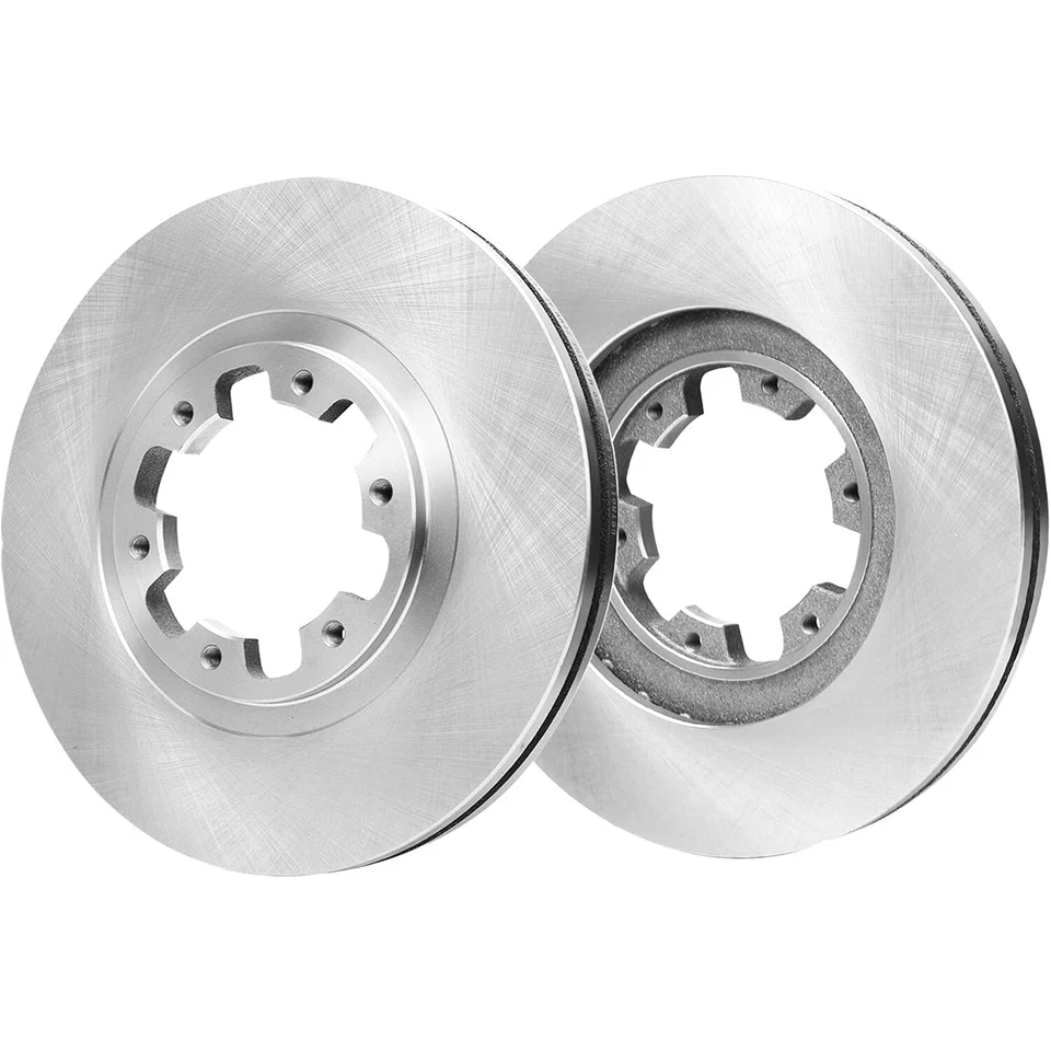 Par de rotores de freno de disco delanteros para Infiniti QX4 1998-2003 2004 Nissan Pathfinder Foto 4 de 4