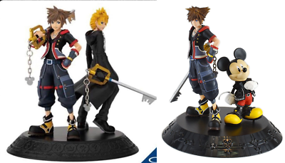 Kingdom Hearts Sora & King Mickey ,Sora & Roxas Figure Set Of 2 
