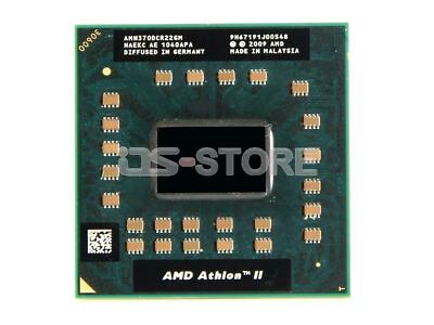 AMD Athlon II Duo Core N370 AMN370DCR22GM Processor Socket S1 G4 638pin 2.5Ghz