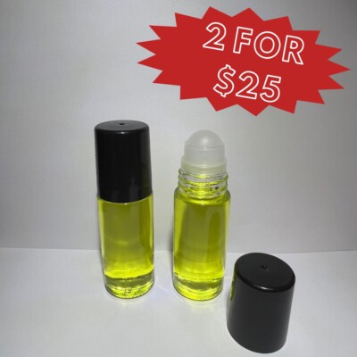 2x$25 One Million Type Uncut Perfume Body Oil Set for Men 2x1oz