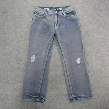 Express Jeans Men's 33x34 Blue Light Wash Boot Cut Jeans