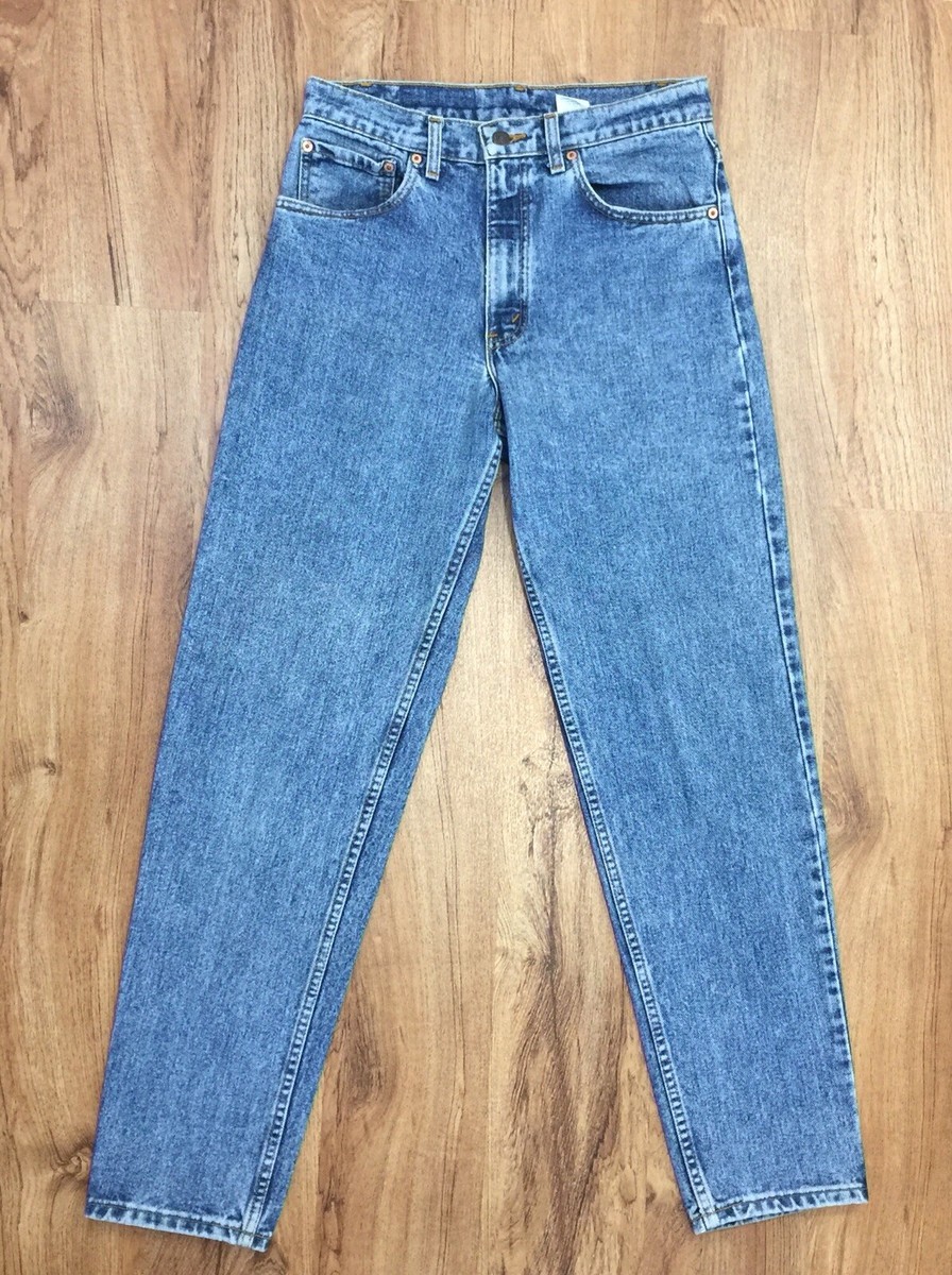 Vtg 80s/90s Levis Mens W31xL32 Tapered Leg Jeans 100% Cotton Red