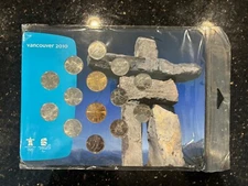 2010 Vancouver Olympic Winter Games RCM 14 Coin Set Royal Canadian Mint