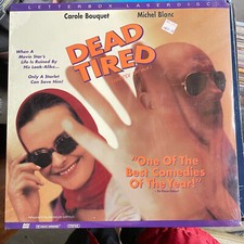 DEAD TIRED LETTERBOX LASERDISC  SEALED  CAROLE BOUQUET  MICHEL BLANC