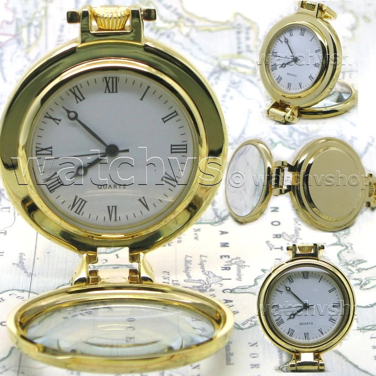 Mens gold pocket watch chain sale