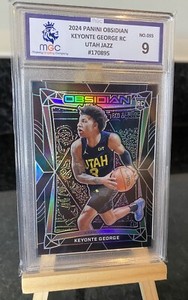 2023-24 Panini Obsidian Basketball Keyonte George Rookie RC #35 Utah Jazz MGC 9!