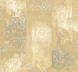 Floral-Damask-Wallpaper-Bronze-Gold-Cream-Modern-Deconstructed-Bold-Double-Roll