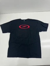 Port & Company Black Red Graphic Print Short Sleeve Shirt Mens Size 3XL