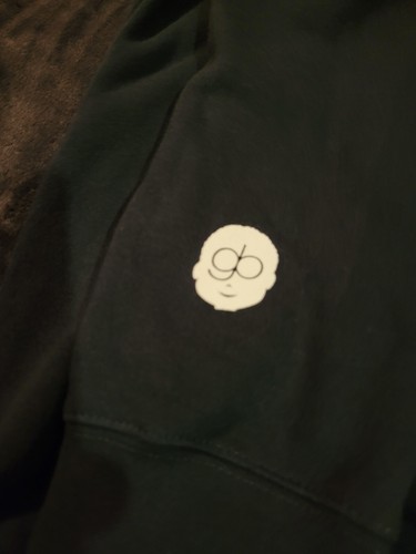 Black Wall Street Black Men's Hoodie By Grady Baby Size Xlarge - Picture 6 of 12