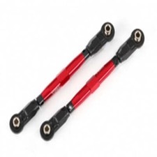 Traxxas TRA8948R Toe links, front TUBES red-anodized, 7075-T6 alum