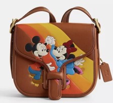 COACH EXCLUSIVE X DISNEY MICKEY MINNIE MOUSE COURIER BAG NEW 2024