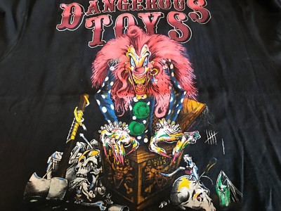 Vintage 1989 Dangerous Toys Sportin A Woody Tour Shirt Size Medium