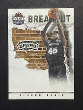 2011-2012 Panini Past & Present Dejuan Blair Breakout Insert Card - Spurs
