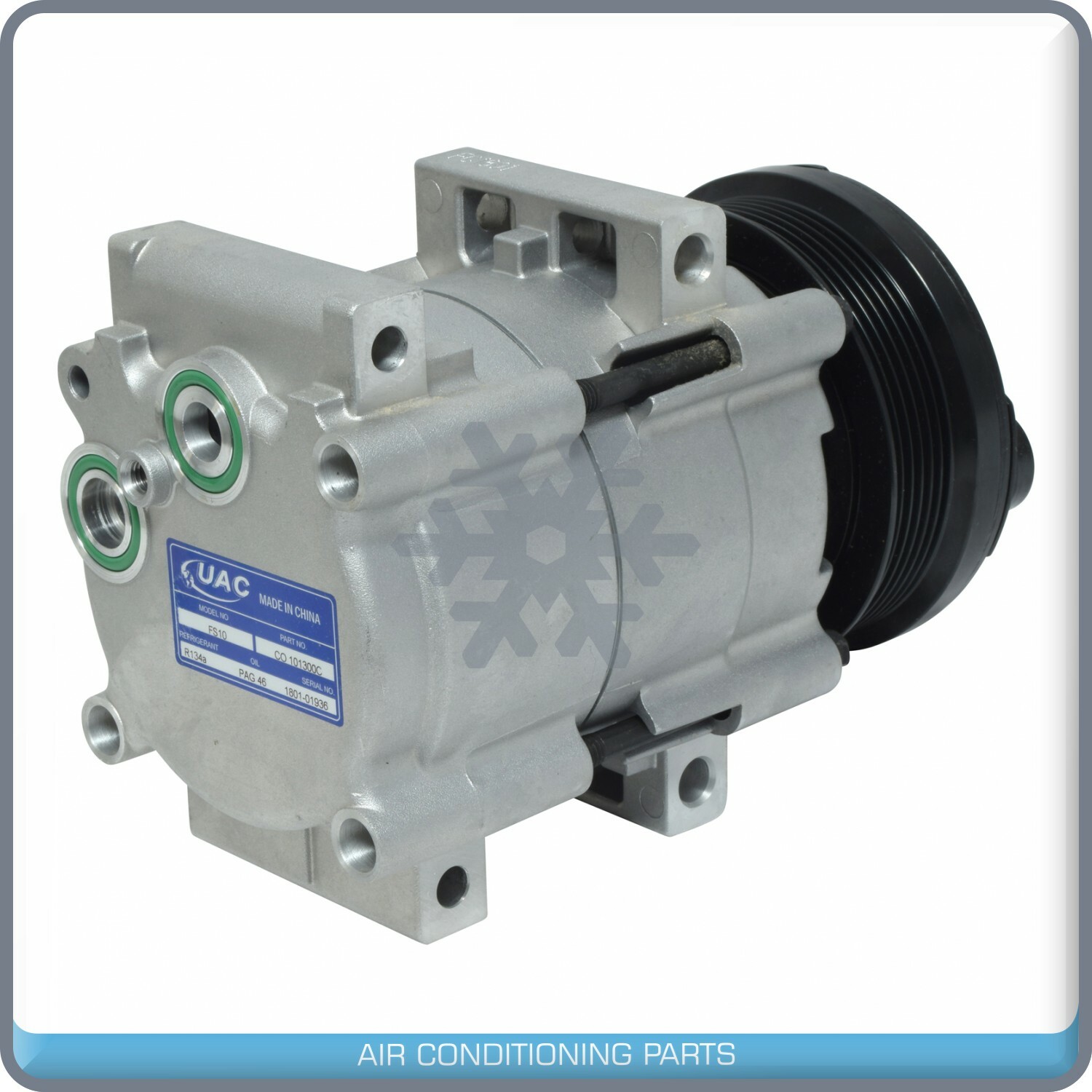 New A/C Compressor for 92-02 Ford Escort - 92-99 Mercury Trace L4 2.0L - Picture 3 of 8