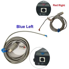 Blue/Red Hearing Aid CS44 Programming Cable for Siemens AudioService GN Resound