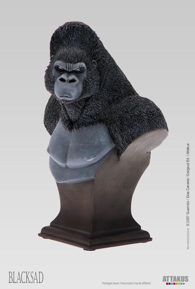 Figurine Jake Ostiombe Blacksad Attakus B401 neuve, buste en édition limitée