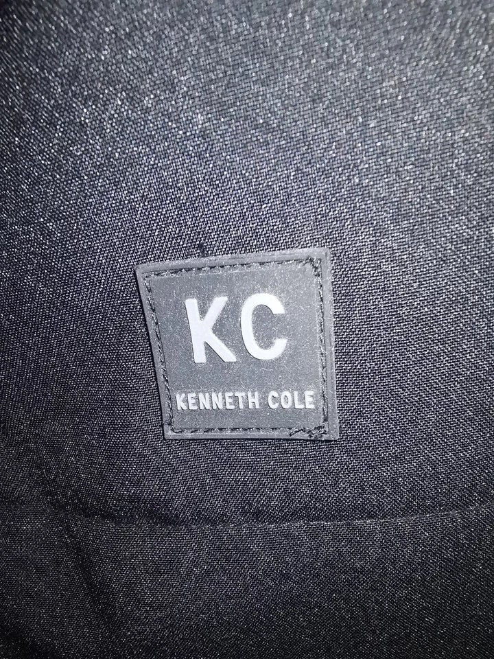 Kenneth Cole New York Oxford Men's Black Puffer Bomber Jacket 2XL - Image 3 of 4