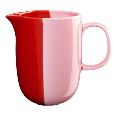 ASA Selection JOY Krug Kännchen Milchkanne Porzellan Rot Rosa 800 ml